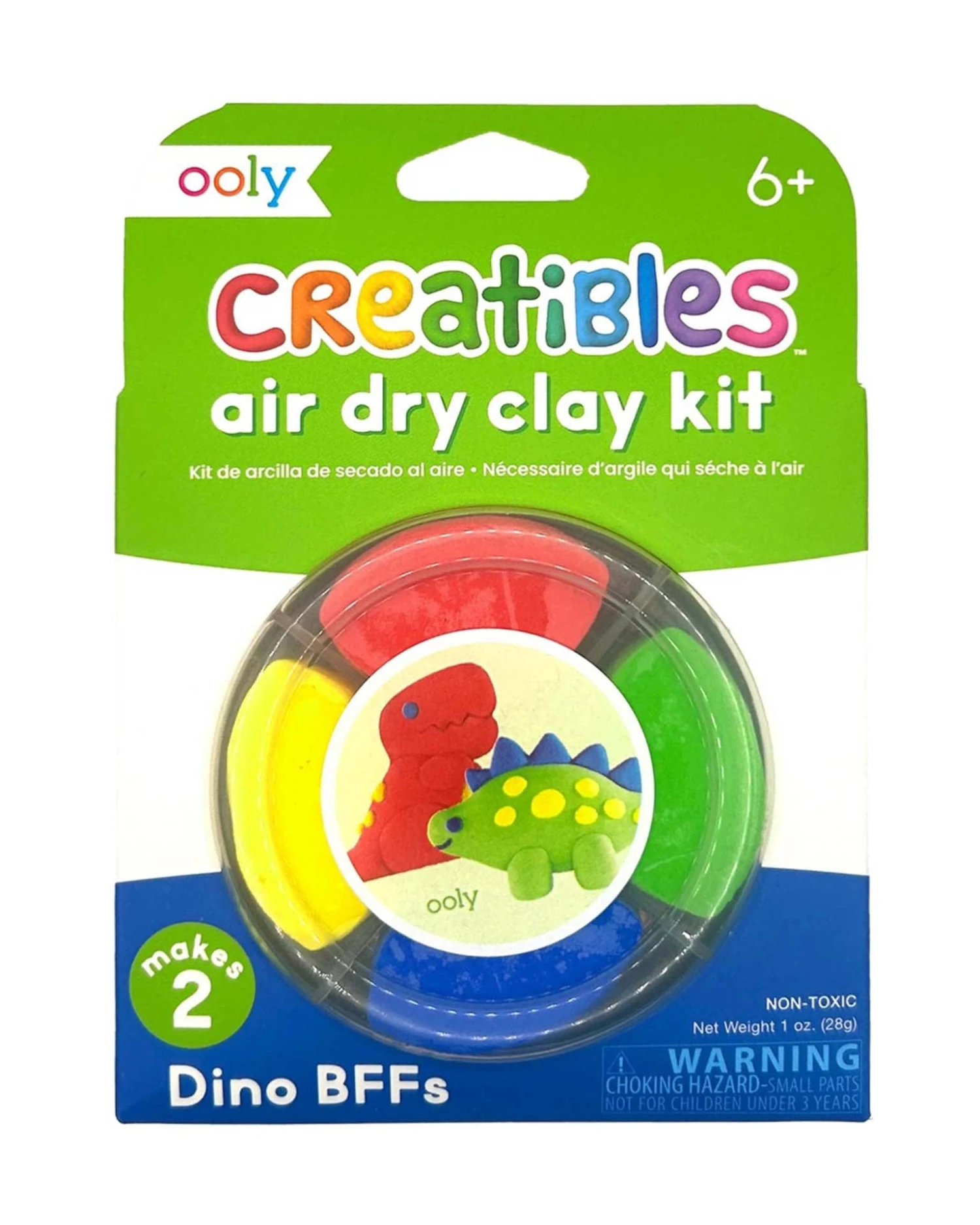 Ooly Creatibles D.I.Y. Air-dry Clay Kit: Dino BFFs 3 Ooly Creatibles D.I.Y. Air-dry Clay Kit: Dino BFFs