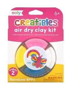 Ooly Creatibles D.I.Y. Air-dry Clay Kit: Rainbow BFFs