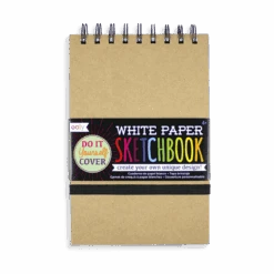 Ooly Small DIY Sketchbook White Paper