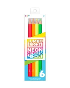 Ooly Jumbo Brights Neon Colored Pencils