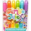 Ooly Jumbo Juicy Scented Neon Highlighters -LITTLE Baby Gear little ooly jumbo juicy scented neon highlighters 13631041536042