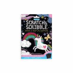 Ooly Mini Scratch & Scribble Art Kit: Funtastic Friends - 7 Piece Set