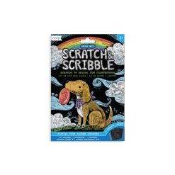 Ooly Mini Scratch & Scribble Art Kit: Playful Pups - 7 Piece Set