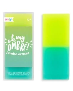 Ooly Oh My Glitter! Jumbo Eraser In Lime Green