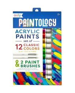 Ooly Paintology Acrylic Paints Set Classic Colors