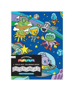 Ooly Picturesque Panorama Coloring Book - Wacky Alien Universe