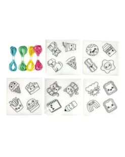 Ooly Shrink-its! DIY Shrink Art Bracelet Kit - BFF -LITTLE Baby Gear little ooly shrink its diy shrink art bracelet kit bff 49170515001636