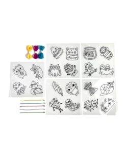 Ooly Shrink-its Diy Shrink Art Kit - Fun Friends -LITTLE Baby Gear little ooly shrink its diy shrink art kit fun friends 42525254877476