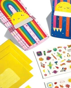 Ooly Tiny Tadas Notecard & Sticker Kit - Hello Rainbows 8 Ooly Tiny Tadas Notecard & Sticker Kit - Hello Rainbows -LITTLE Baby Gear little ooly tiny tadas notecard sticker kit hello rainbows 42526508056868