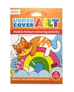 Ooly Undercover Art Hidden Pattern Coloring Activity Art Cards Smitten Kittens
