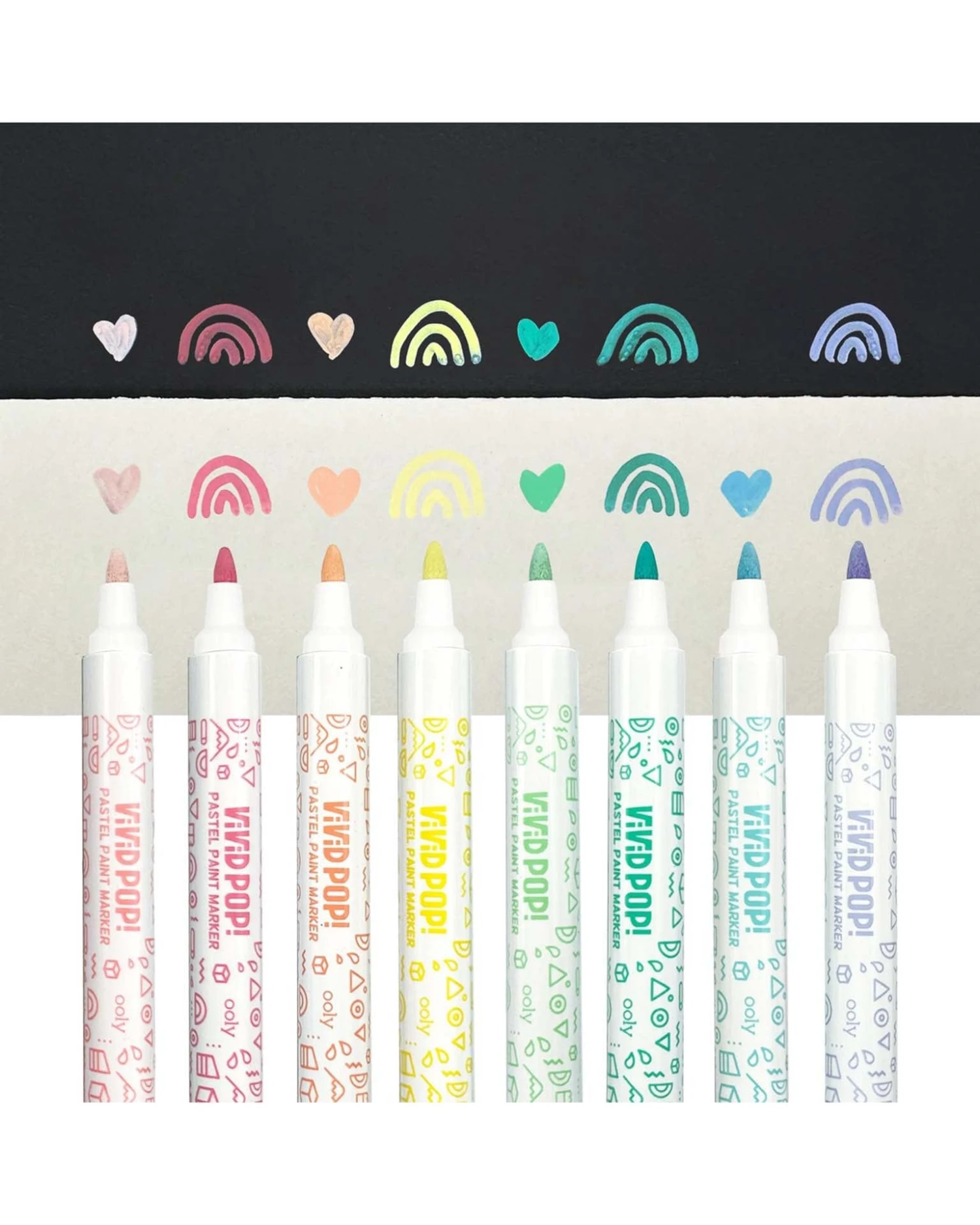 Ooly Vivid Pop! Water-based Paint Markers Pastel Set Of 8 5 Ooly Vivid Pop! Water-based Paint Markers Pastel Set Of 8 - Image 3