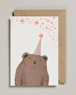 Bear Confetti Card