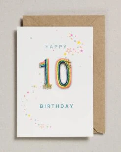 Rainbow 10 Iron On Patch Card