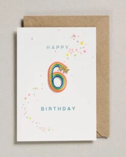 Rainbow 6 Iron On Patch Card