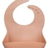 Silicone Bib In Mahogany Rose