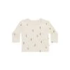 Long Sleeve Pocket Tee In Moons -LITTLE Baby Gear little quincy mae long sleeve pocket tee in moons 49426987483428