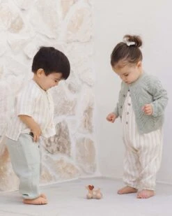 Nova Romper In Summer Stripe -LITTLE Baby Gear little quincy mae nova romper in summer stripe 1155571727