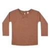 Pointelle Longsleeve Tee In Clay 1 Pointelle Longsleeve Tee In Clay -LITTLE Baby Gear little quincy mae pointelle longsleeve tee in clay 28664771805226