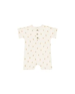 Short Sleeve One-piece In Carrots