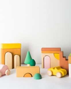 Apartment Building Blocks -LITTLE Baby Gear little raduga grez apartment building blocks 11977389670442
