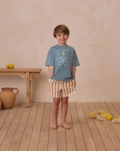 Boardshort In Marigold Stripe