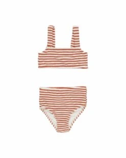 Brently Bikini In Poppy Stripe