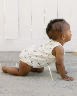 Bubble Onesie In Nautical -LITTLE Baby Gear little rylee cru bubble onesie in nautical 1166415655