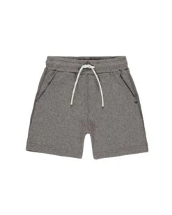 Oceanside Tech Short In Heathered Grey