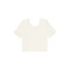 Pointelle Tee In Ivory -LITTLE Baby Gear little rylee cru pointelle tee in ivory 1155573349