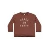Raw Edge Long Sleeve Tee In Peace On Earth -LITTLE Baby Gear little rylee cru raw edge long sleeve tee in peace on earth 50084850598180