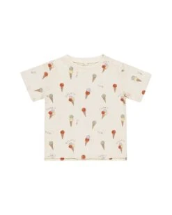 Raw Edge Tee In Gelato