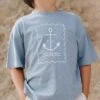 Relaxed Tee In Anchor -LITTLE Baby Gear little rylee cru relaxed tee in anchor 1155571437