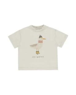 Relaxed Tee In Seagull