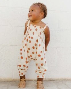 Sawyer Jumpsuit In Tomatoes -LITTLE Baby Gear little rylee cru sawyer jumpsuit in tomatoes 1155571392