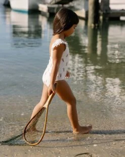 Scoop Back Onepiece In Lobsters -LITTLE Baby Gear little rylee cru scoop back onepiece in lobsters 1166415689