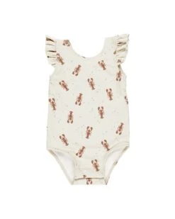 Scoop Back Onepiece In Lobsters