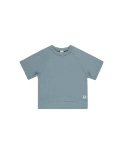 Short Sleeve Sweatshirt In Ocean