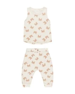 Tank + Slouch Pant Set In Crabs