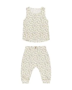 Tank + Slouch Pant Set In Lemons