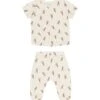 Tee + Slouch Pant Set In Lobsters -LITTLE Baby Gear little rylee cru tee slouch pant set in lobsters 48024880906532
