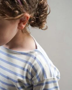 Boxy Tee In Stripe, Sky -LITTLE Baby Gear little soor ploom boxy tee in stripe sky 1155572837