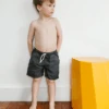 Booby Long Swim Short In Carbone -LITTLE Baby Gear little sunchild booby long swim short in carbone 40778719625508