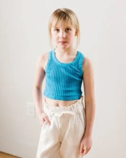 Cruz Cropped Tank In Atoll