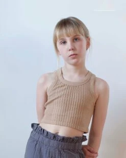 Cruz Cropped Tank In Desert