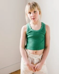 Cruz Cropped Tank In Grass