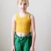 Cruz Cropped Tank In Miel -LITTLE Baby Gear little sunchild cruz cropped tank in miel 40766448042276