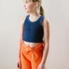 Cruz Cropped Tank In Nuit -LITTLE Baby Gear little sunchild cruz cropped tank in nuit 40766448959780