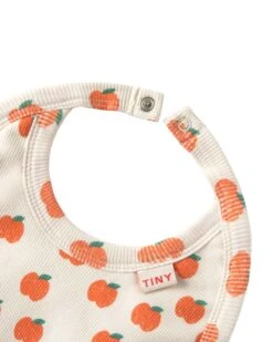 Apples Bib In Off-white -LITTLE Baby Gear little tiny cottons apples bib in off white o s 1155572976