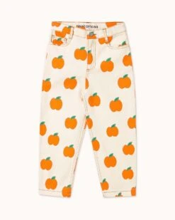 Apples Straight Jeans In Off-white