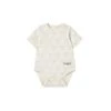 Bows Rib Body In Off-white -LITTLE Baby Gear little tiny cottons bows rib body in off white 1155573098